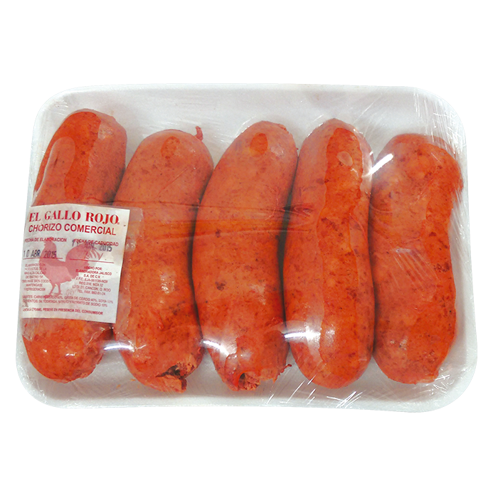 CHORIZO COMERCIAL GALLO ROJO