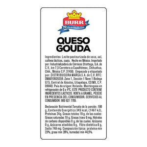 QUESO GOUDA BURR