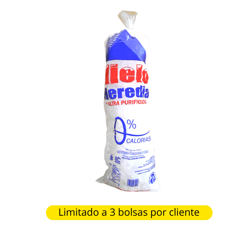 HIELO EN CUBITOS BOLSA HEREDIA 5  KG.