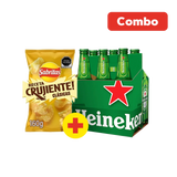 COMBO HEINEKEN + PAPAS SABRITAS 1  PAQ.