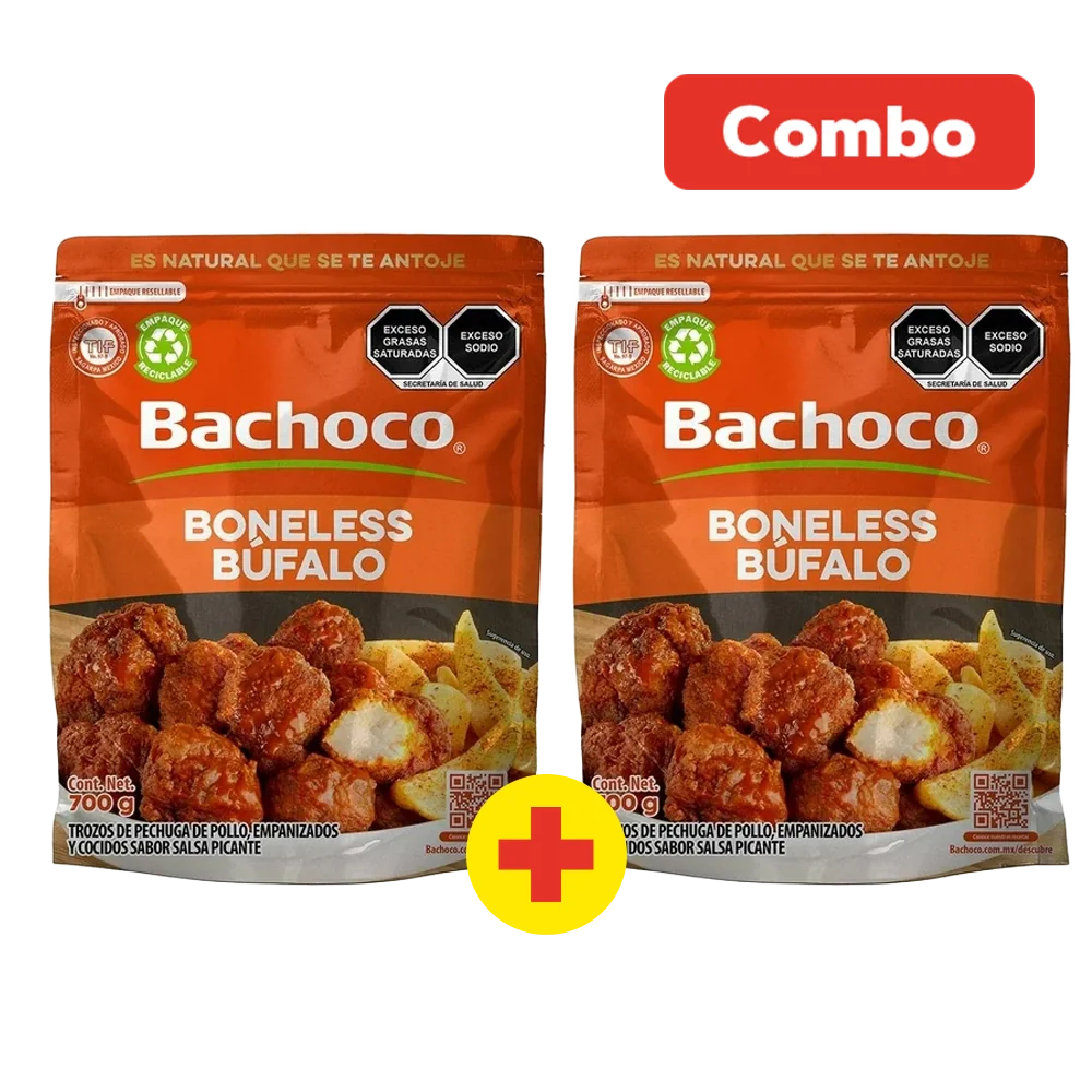 COMBO  DE BONELESS BUFALO BACHOCO 700  GR.