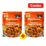 COMBO  PIEZAS DE TROZOS DE PECHUGA PIMIENTA LIMON BACHOCO 700  GR.