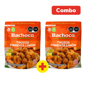 COMBO  PIEZAS DE TROZOS DE PECHUGA PIMIENTA LIMON BACHOCO 700  GR.