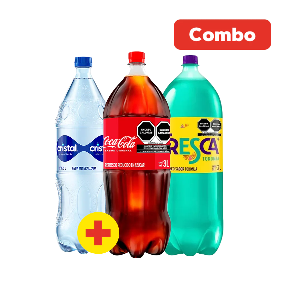 COMBO REFRESCOS 3  PZA.