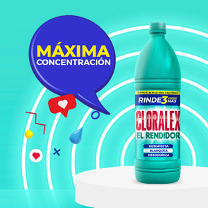 CLORO BLANQUEADOR CLORALEX 950  ML.