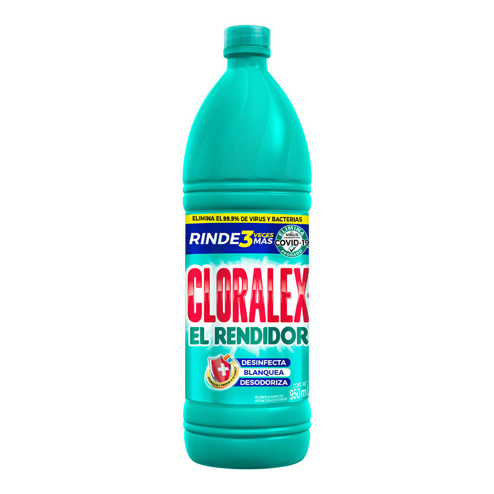 CLORO BLANQUEADOR CLORALEX 950  ML.