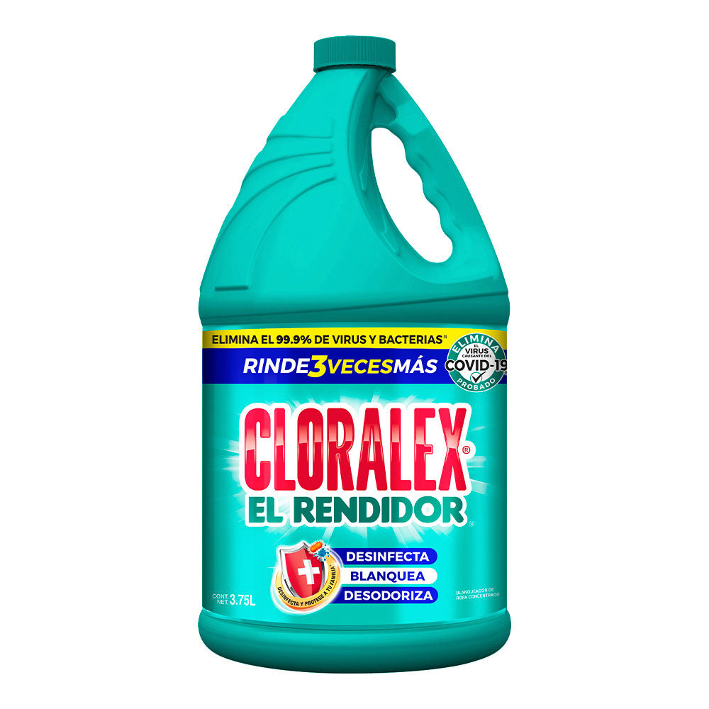 CLORO BLANQUEADOR CLORALEX 3.750  LT.