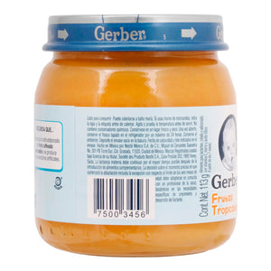 GERBER 2DA ETAPA FRUTAS TROPICALES FRASCO 113  GR.