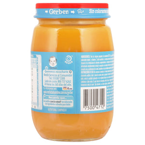 GERBER FRUTAS PICADAS 3RA ETAPA DURAZNO FRASCO 170  GR.