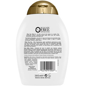 ACONDICIONADOR OGX NOURISHING COCONUT MILK 385  ML.