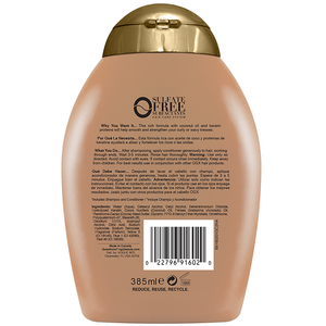 ACONDICIONADOR OGX EVER STRAIGHT BRAZILIAN KERATIN THERAPY 385  ML.