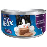 ALIMENTO PARA GATO FELIX  PATE DE PAVO Y MENUDENCIAS LATA 156  GR.