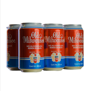 BEBIDA NO ALCOHÓLICA DE MALTA MILWAUKEE SIX PACK 1  PAQ.