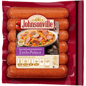 SALCHICHA AHUMADA JOHNSONVILLE ESTILO POLACO 397  GR.