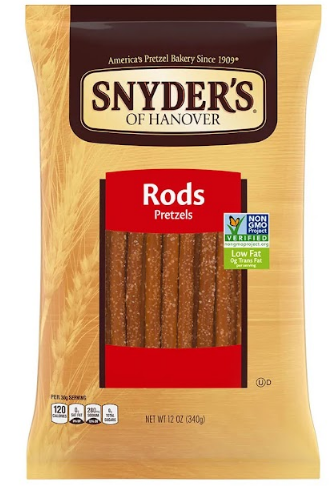 BOTANA SNYDERS RODS PRETZELS 340  GR.