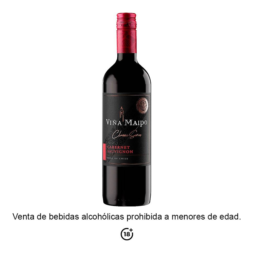 VINO TINTO MAIPO CABERNET SAUVIGNON-MERLOT BLEND 750  ML.