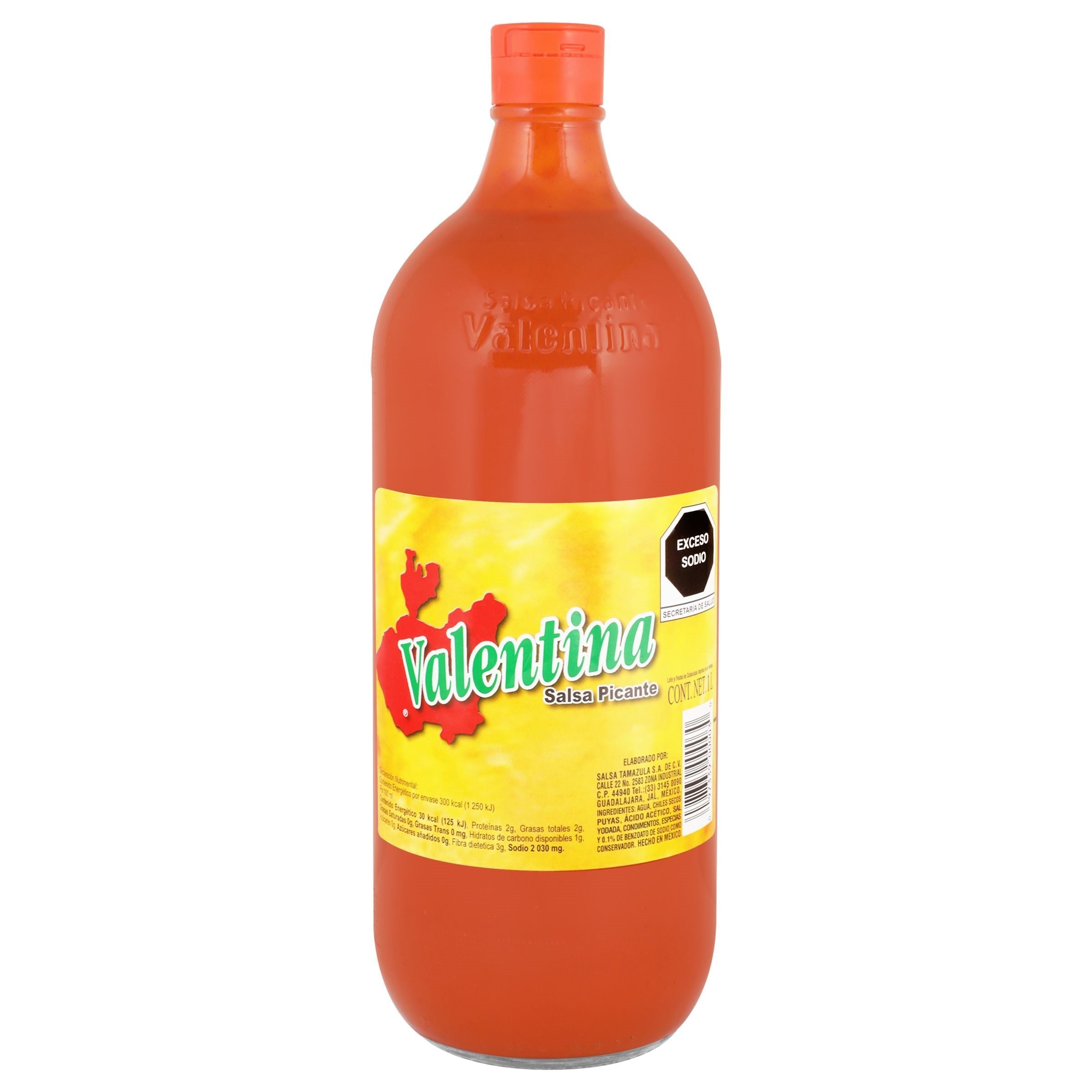 SALSA PICANTE VALENTINA BOTELLA 1  LT.