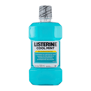 ENJUAGUE BUCAL LISTERINE 500  ML.