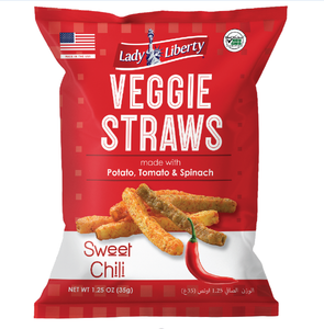 BOTANA LADY LIBERTY VEGGIE STRAWS SWEET CHILI 1.250  OZ.