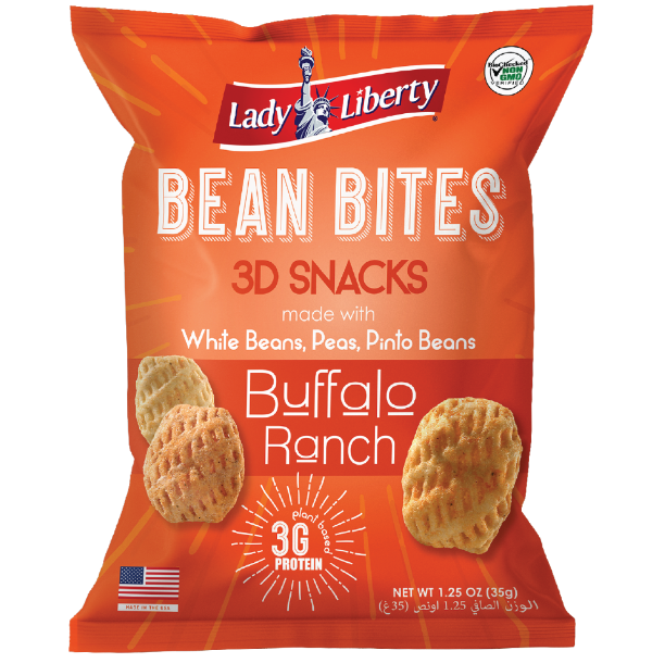 BOTANA LADY LIBERTY BEAN BITES BUFFALO RANCH 1.250  OZ.