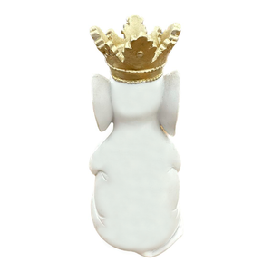 FIGURA DECO ELEFANTE CON CORONA MOD.15096-04 1  PZA.