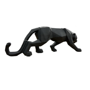 FIGURA DECORATIVA LEOPARDO NEGRO 1  PZA.