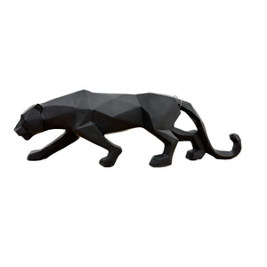 FIGURA DECORATIVA LEOPARDO NEGRO 1  PZA.