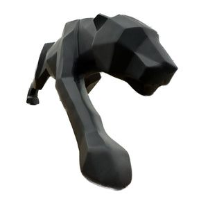 FIGURA DECORATIVA LEOPARDO NEGRO 1  PZA.