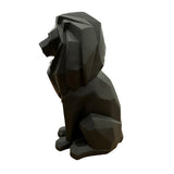 FIGURA LEON SENTADO NEGRO 1  PZA.