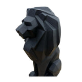 FIGURA LEON SENTADO NEGRO 1  PZA.