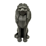 FIGURA LEON SENTADO NEGRO 1  PZA.