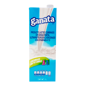 PRODUCTO LACTEO COMBINADO GANATA TETRA 1  LT.