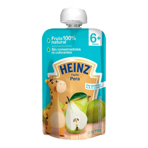 PAPILLA PERA ADICIONADO CON VITAMINAS Y CALCIO HEINZ POUCH 113  GR.