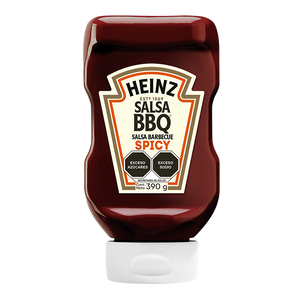 SALSA BARBACOA BBQ SPICY HEINZ BOTE 390  GR.