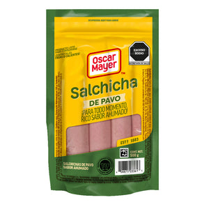 SALCHICHA DE PAVO TRADICIONAL OSCAR MAYER 500  GR.