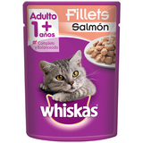 ALIMENTO PARA GATO WHISKAS SALMÓN POUCH 85  GR.