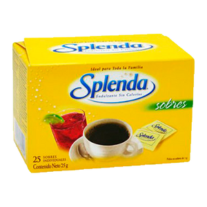 ENDULZANTE SPLENDA  25 SOBRES 25  GR.