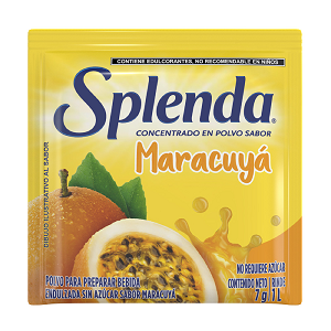 BEBIDA EN POLVO SPLENDA MARACUYA 7 GR 7  GR.