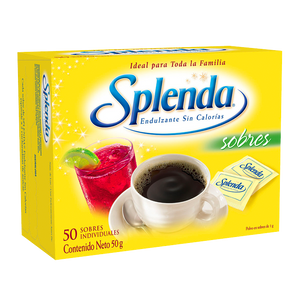 ENDULZANTE SPLENDA 50 SOBRES 50  PZA.