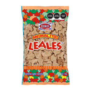 GALLETAS ANIMALITOS LEALES DONDE BOLSA 1  KG.