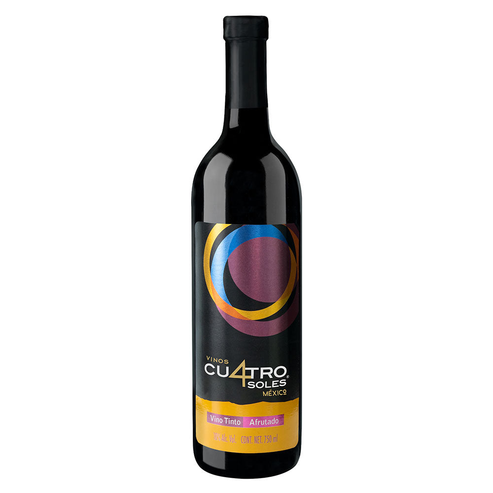 VINO TINTO  AFRUTADO CUATRO SOLES 750MLS. 750  ML.