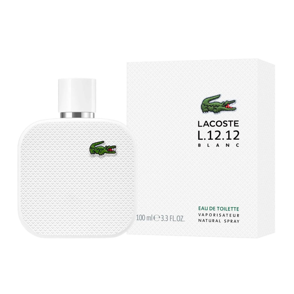 PERFUME LACOSTE BLANC L.12.12 PARA HOMBRE DE LACOSTE EDT 100ML 100  ML.