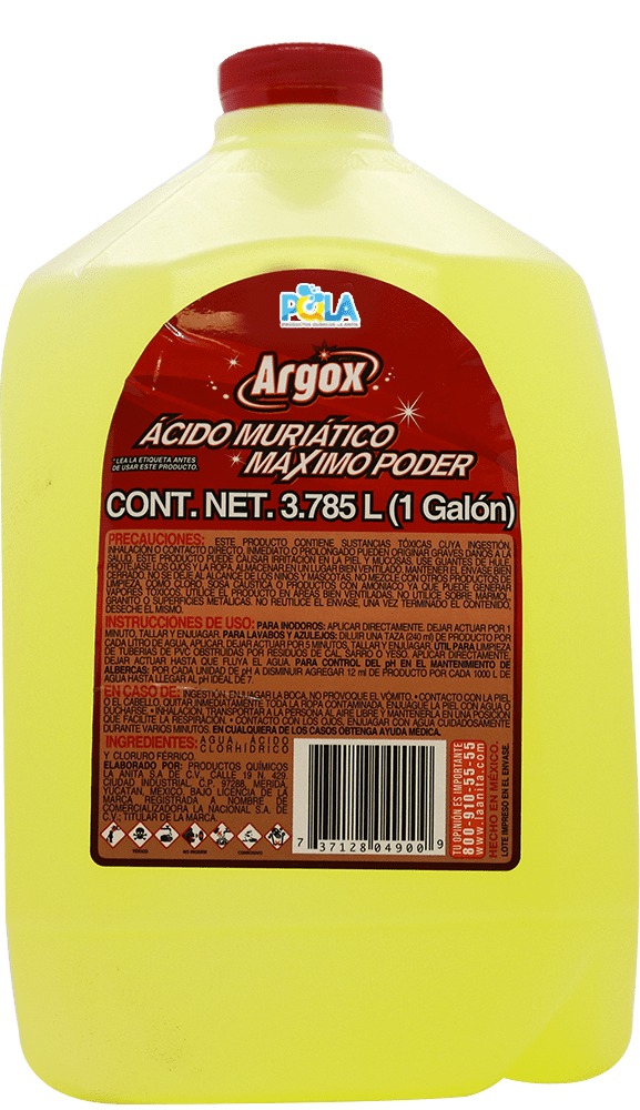 ACIDO MURIATICO ARGOX 3.780  LT.