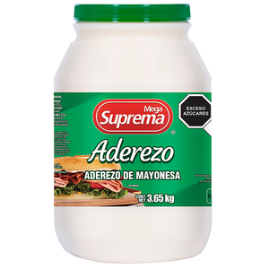 ADEREZO DE MAYONESA MEGA SUPREMA GALON 3.650  KG.