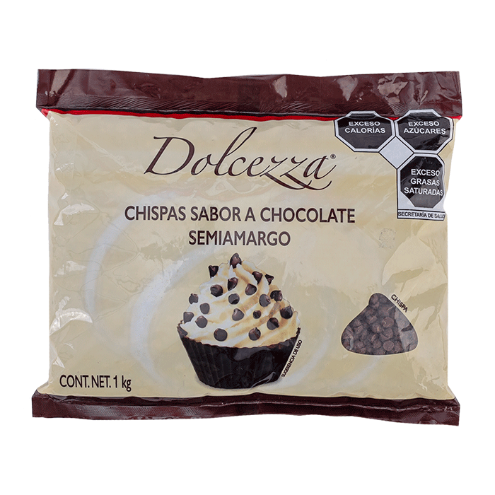 CHISPAS CHOCOLATE SEMIAMARGO TURIN 1  KG.