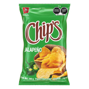 PAPAS CHIPS JALAPEÑO 240  GR.