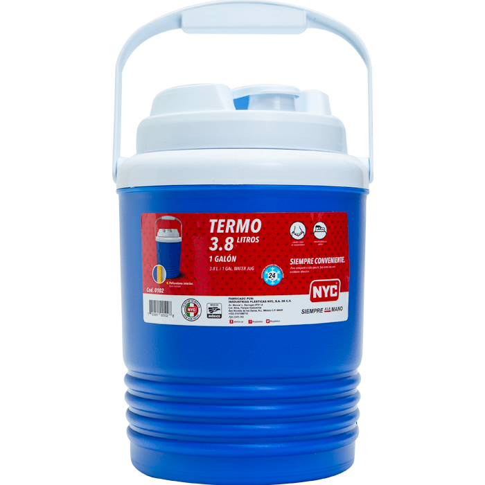 Termo De 5 Gal. NYC Azul