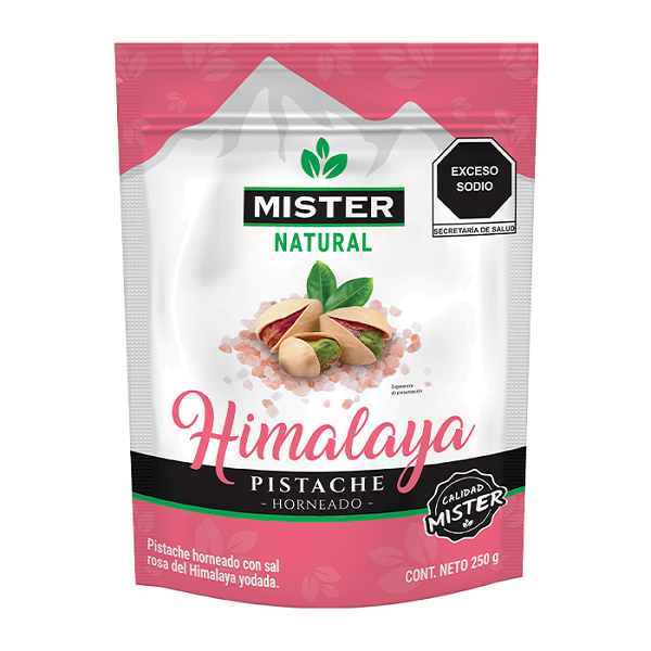 PISTACHE HORNEADO MISTER NATURAL BOLSA 250  GR.