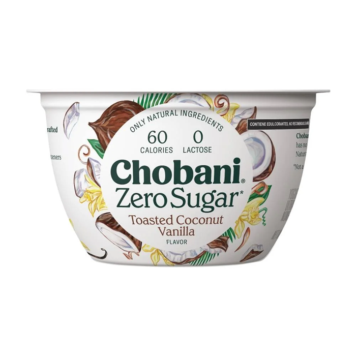 YOGHURT GRIEGO COCO TOSTADO CHOBANI SIN AZUCAR 150  GR.