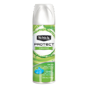 GEL PARA AFEITAR SCHICK PROTECT SENSITIVE 200  ML.